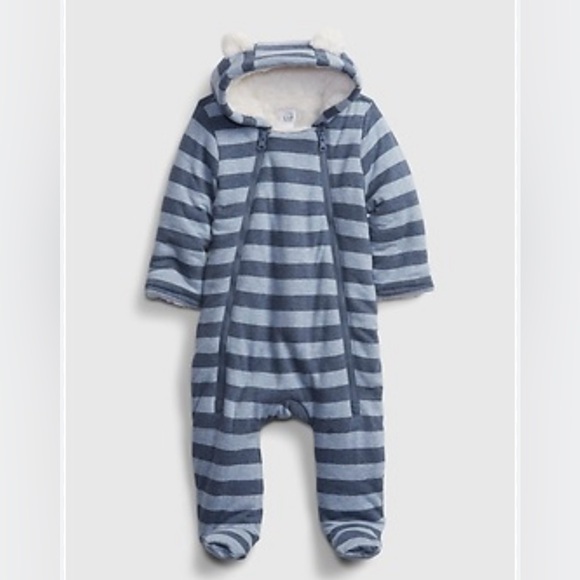 GAP Other - Baby Gap Newborn (0-3 Months) Hooded Sherpa ColdControl Coziest Bundler Snowsuit